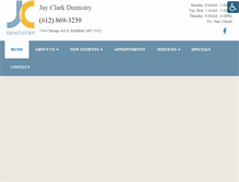 Tablet Screenshot of jayclarkdds.com
